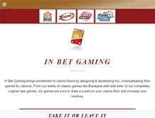 Tablet Screenshot of inbetgaming.com